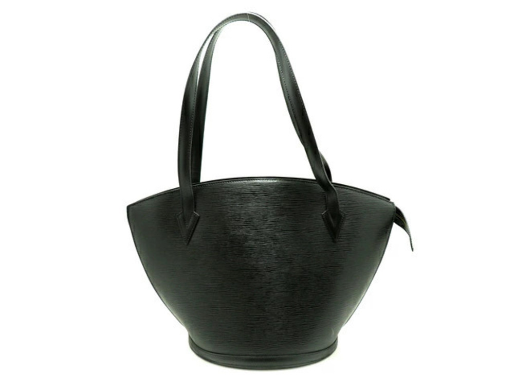 LOUIS VUITTON Bag Saint Jacques Shopping Shoulder Epi Noir Black